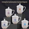Tao Xiang Hui Jingdezhen Ceramic Office Teacup Set (10-piece)