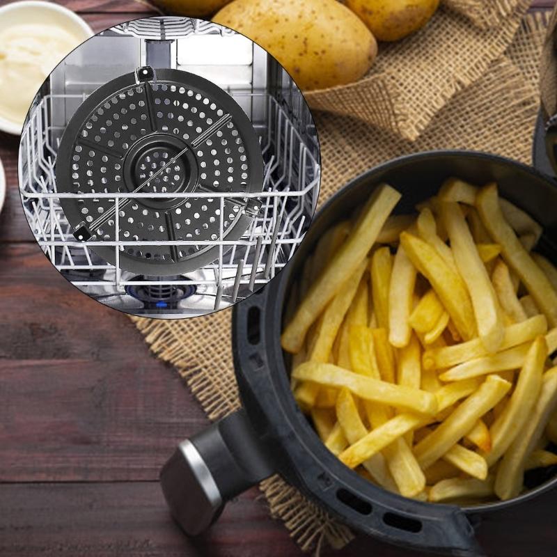 Náhradní koš do horkovzdušné fritézy pro příslušenství k horkovzdušné fritéze, grilovací pánev, talíř, křupavý talíř, grilovací rošt, díly, vhodné do myčky nádobí