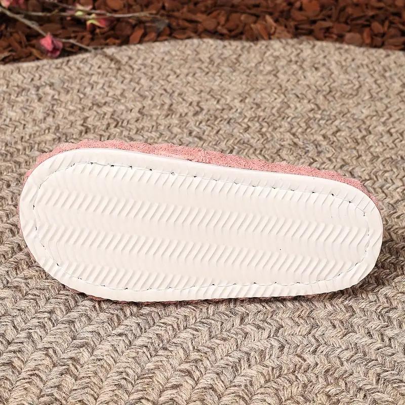 Απαλές Υφασμάτινες Παντόφλες Slip-On με Χνουδωτή Επένδυση - Ζεστές, Οικιακές Παντόφλες για Όλες τις Εποχές για Ζευγάρια, Τέλειο Δώρο για τις Γιορτές, Οικιακές Παντόφλες για Όλες τις Εποχές
