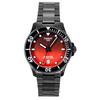SeaStar 1000 Stainless Steel Red And Black Dial Quartz T120.410.33.421.00 300M Men's Watch