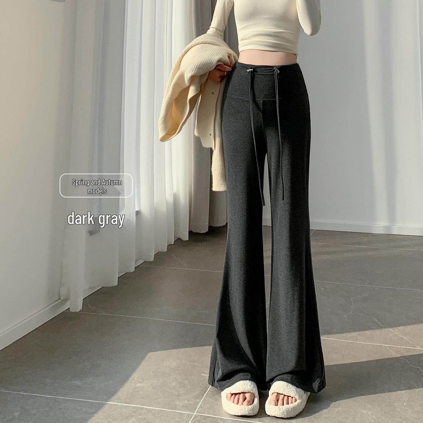 

Spring Maternity Pants: Lightweight, Slight Flare, Non-Constricting, Petite Fit, Ideal for Spring/Summer Outerwear. M (for 40-55 kg)