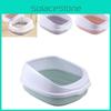 Large High Splash-proof Cat Litter Box With Shatterproof And Semi-enclosed Design