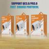 25W PD+QC3.0 Fast Charger with Digital Display - EU/US/UK Plug