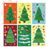24pcs Christmas Puzzle Face Swap Stickers Creative DIY Dress Up Christmas Crafts for Children Student Gifts Rewards Supplies