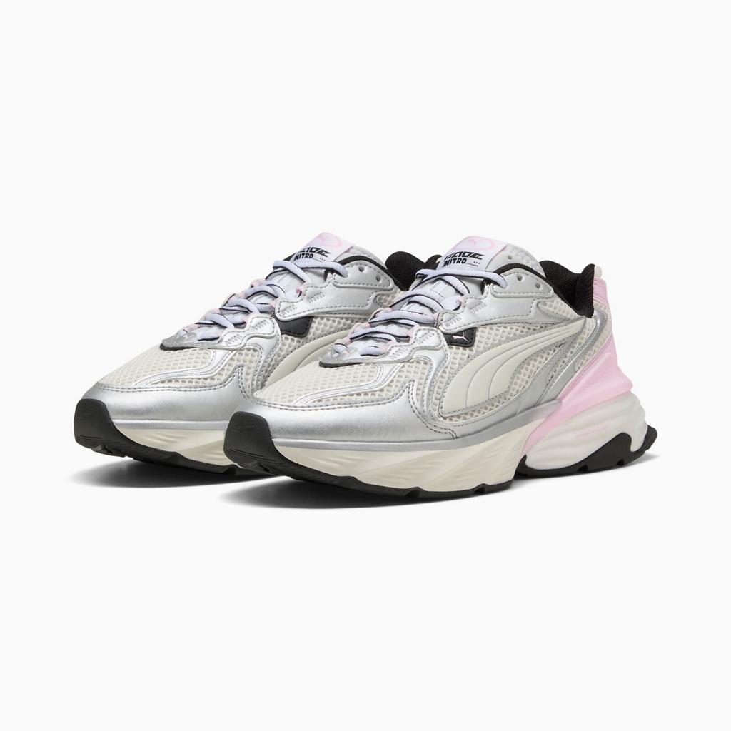 Puma FADE NITRO LS Women's Sports Shoes Silver 40620309 R 37