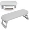 2pcs Nail Hand Rest Foldable Nail Arm Rest Cushion Washable Nail Hand Pillow for Nail Salon Beauty School