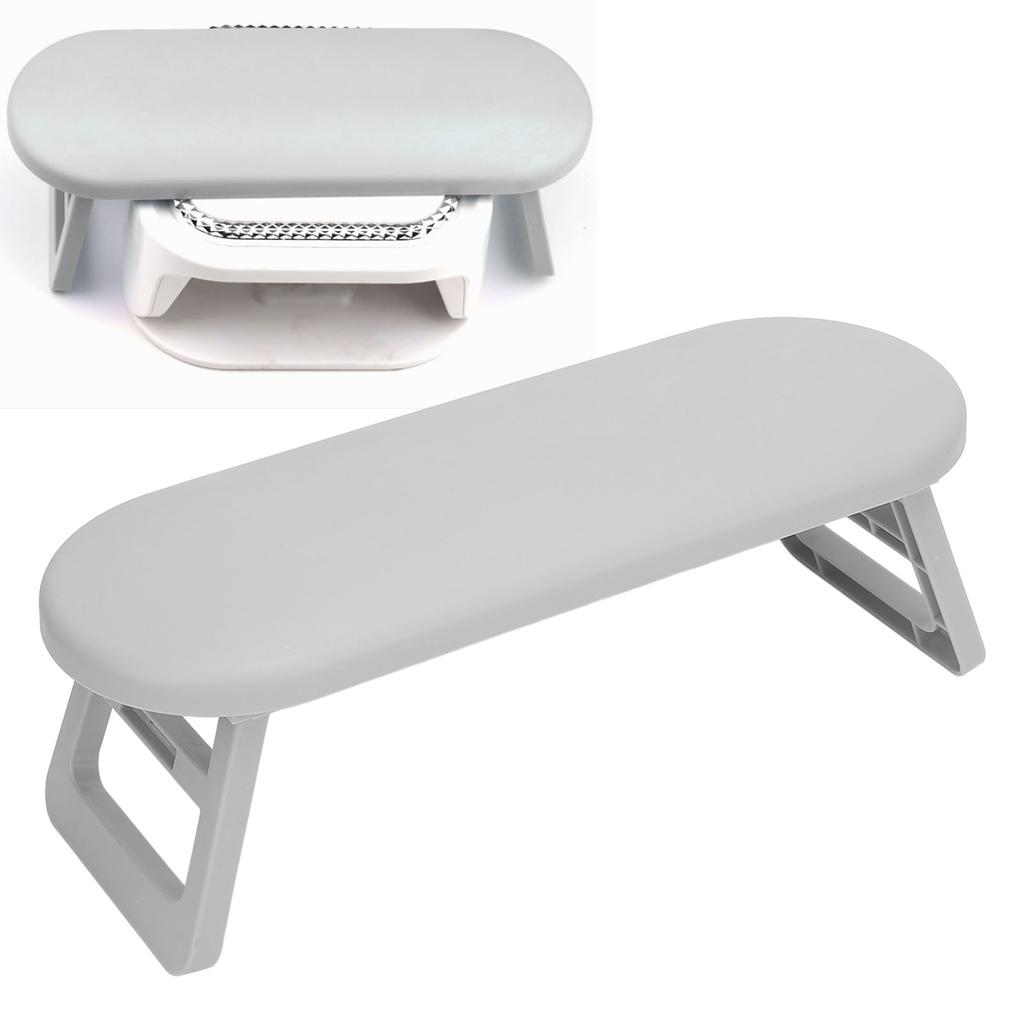 2pcs Nail Hand Rest Foldable Nail Arm Rest Cushion Washable Nail Hand Pillow for Nail Salon Beauty School