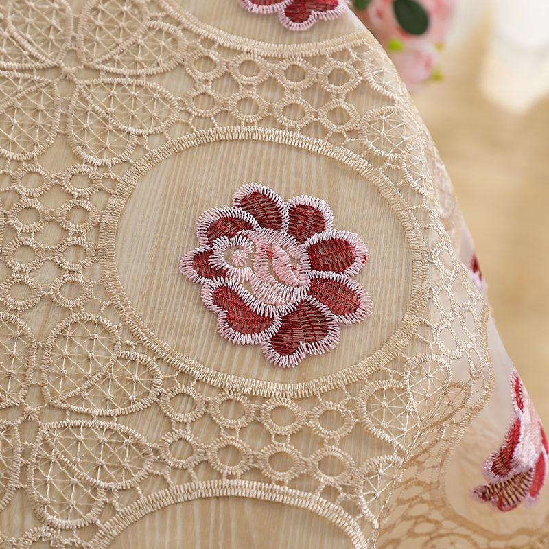 

Поліестерова Кругла Скатертина - Вишита Кульбаба з Мереживною Облямівкою, Покриття для Кухонної Їдальні, Домашній Декор, Святкова Вечірка, Весілля, Сад, Кемпінг 60*60cm