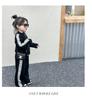 2025 Spring/Autumn Korean Style Girls' Fashion Long Sleeve Two-Piece Sports Set