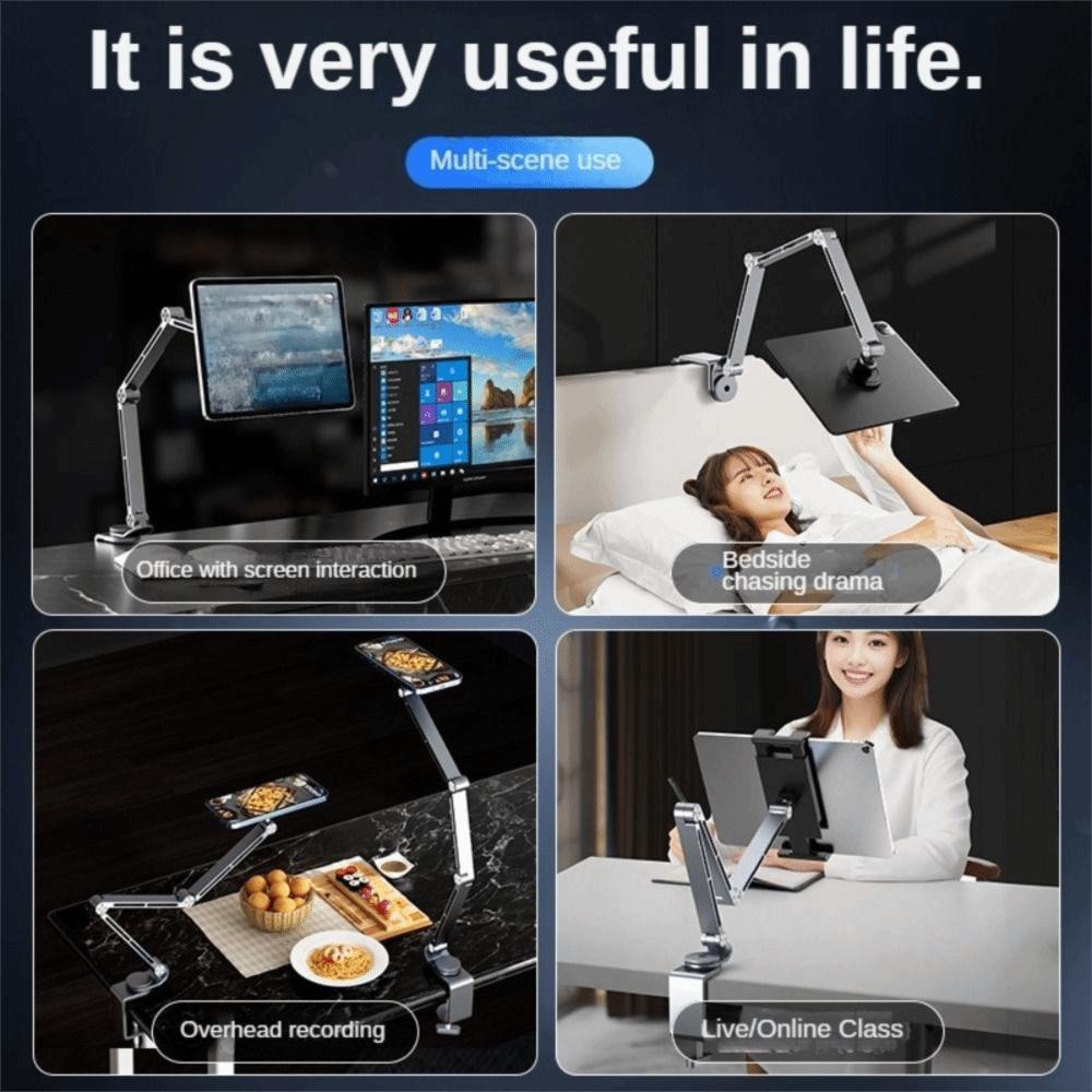 360° Swivel Desktop Tablet Phone Stand Magnetic Tablet Bracket Universal Tablet Holder  for 4-13in