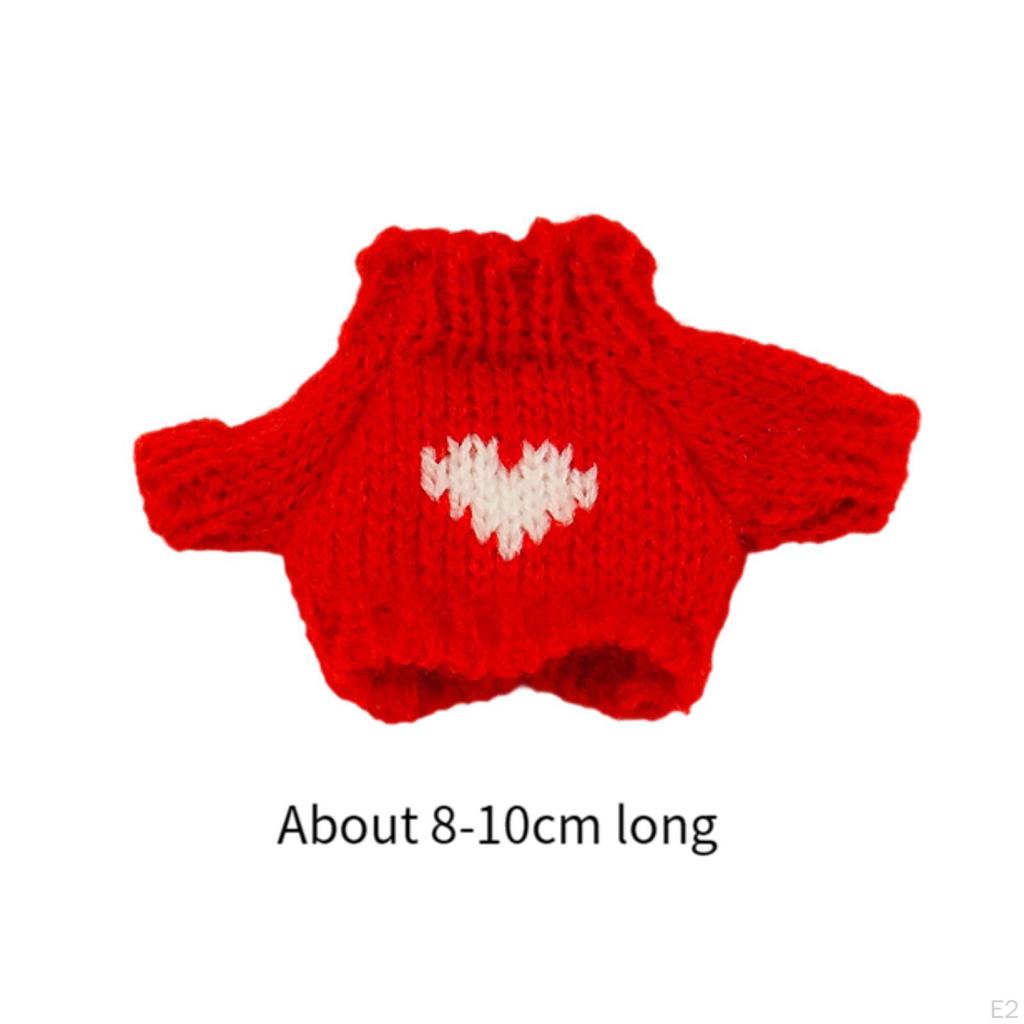 15cm Plüschpuppenkleidung Niedliches Anziehen Foto-Requisiten Modekleidung Outfits