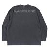 BLACKBLOND Vividi Hidden Slogan Pigment Long Sleeve Tee (Charcoal)