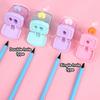 2Pcs Cartoon Pencil Sharpener Single/Double Hole Pencil Cutter Tool Student Stationery Simple School Office Supplies