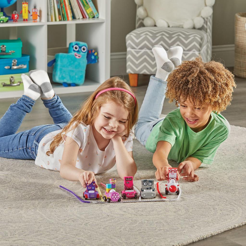 Numberblocks Numberblocks Miniature Car Figure Character Authentic Set, 6-10 Cars, 5-Piece Set, 96928,