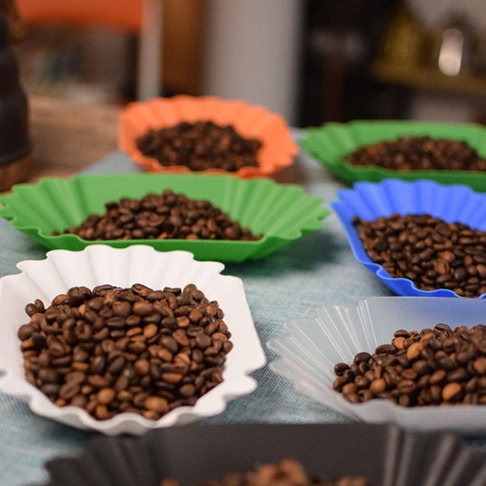 Plastic Sample Display Tray 22.3x13x3.5cm Snack Serving Tray Coffee Bean Tray  Select Coffee Set