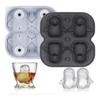 Penguin Ice Cube Mold2.2 Inch Large Thick Silicone Whiskey Ice MoldFun Shape Suitable for  Cocktails Bourbon  Ice Cube Tray
