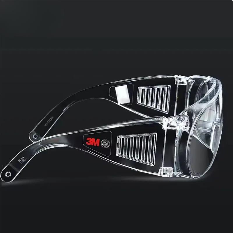 1611HC Protective Glasses Genuine Security Safety Glasses Anti-Shock Anti-Scratch Flat Light Goggles
