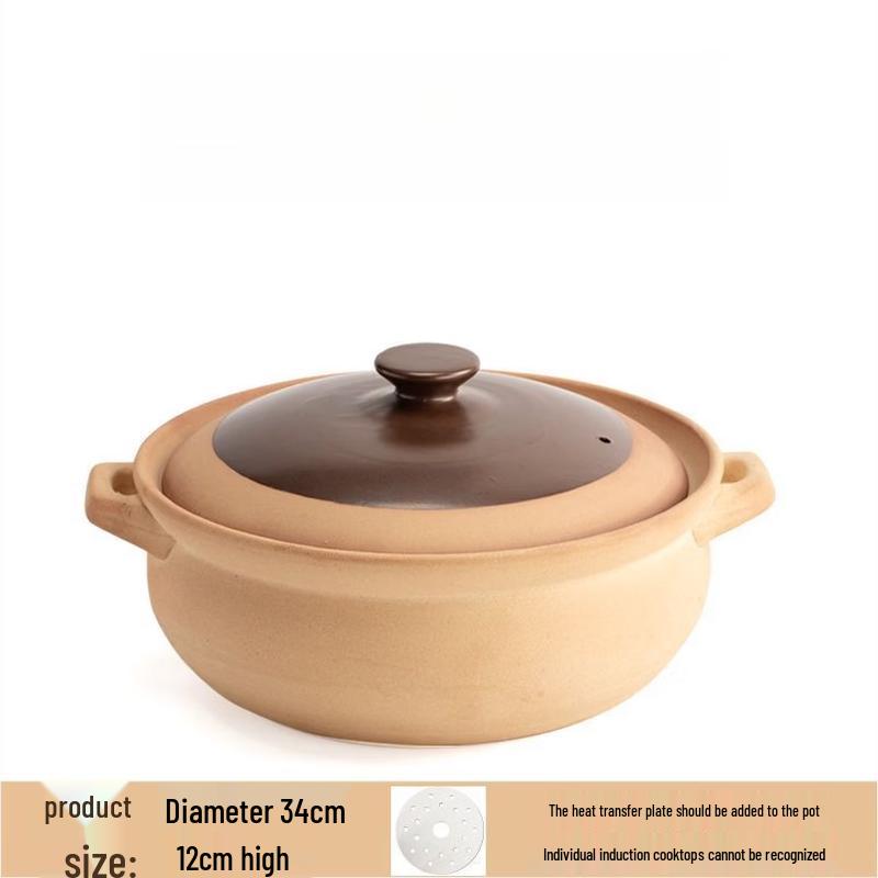 ZISIZ 6.0L Multi-Functional Glass Casserole Hot Pot
