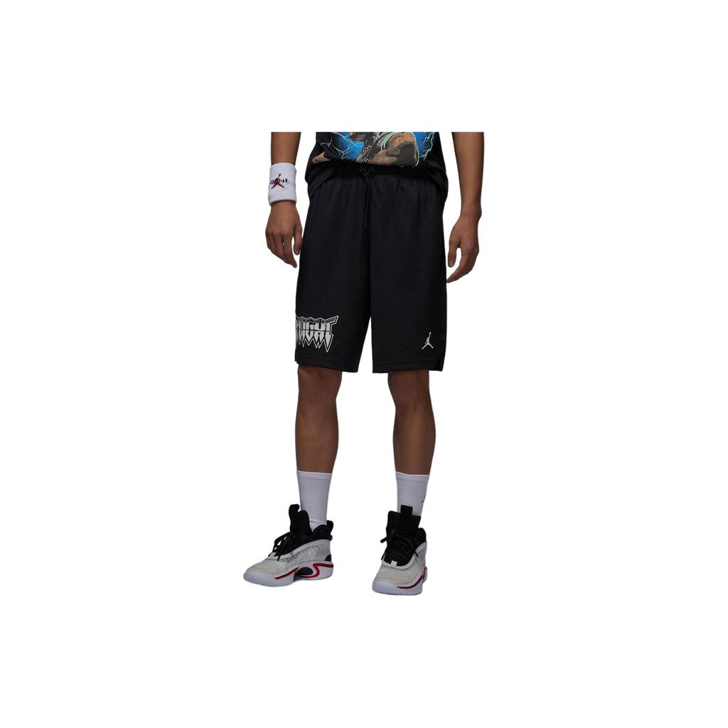 Jordan Breathable Quick-Dry Logo Letter Print Casual Shorts Men shorts Black FN5859-010