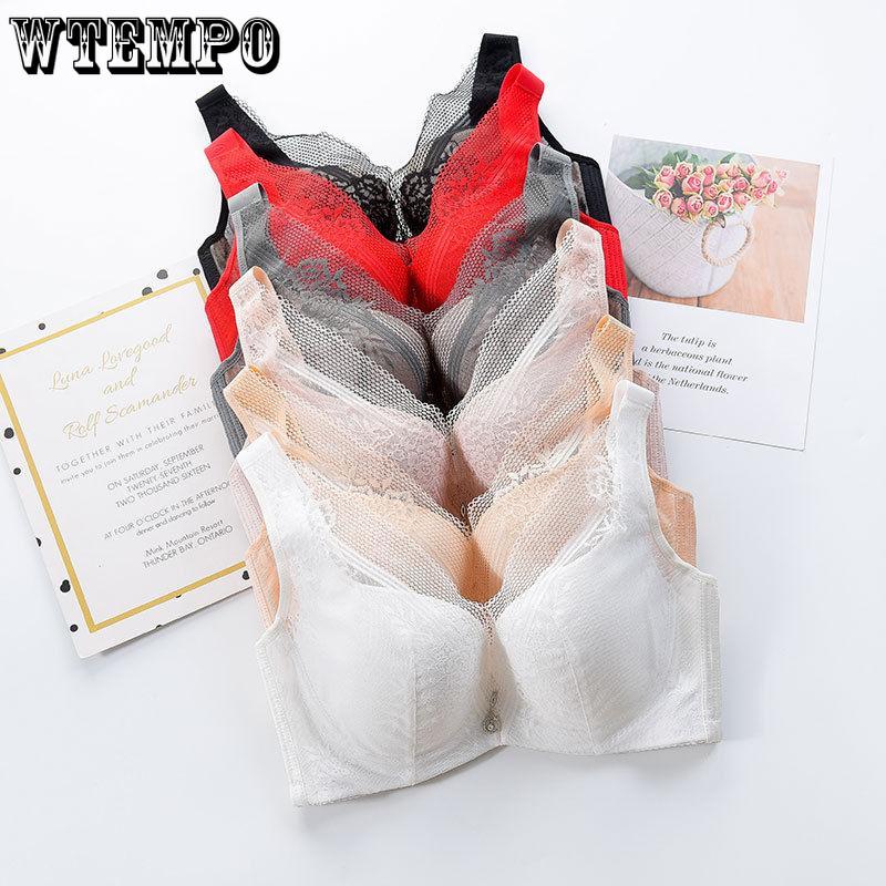 

Кружевные бюстгальтеры пуш-ап для женщин, сексуальный бюстгальтер больших размеров, удобное нижнее белье, женские широкие бретели на спине