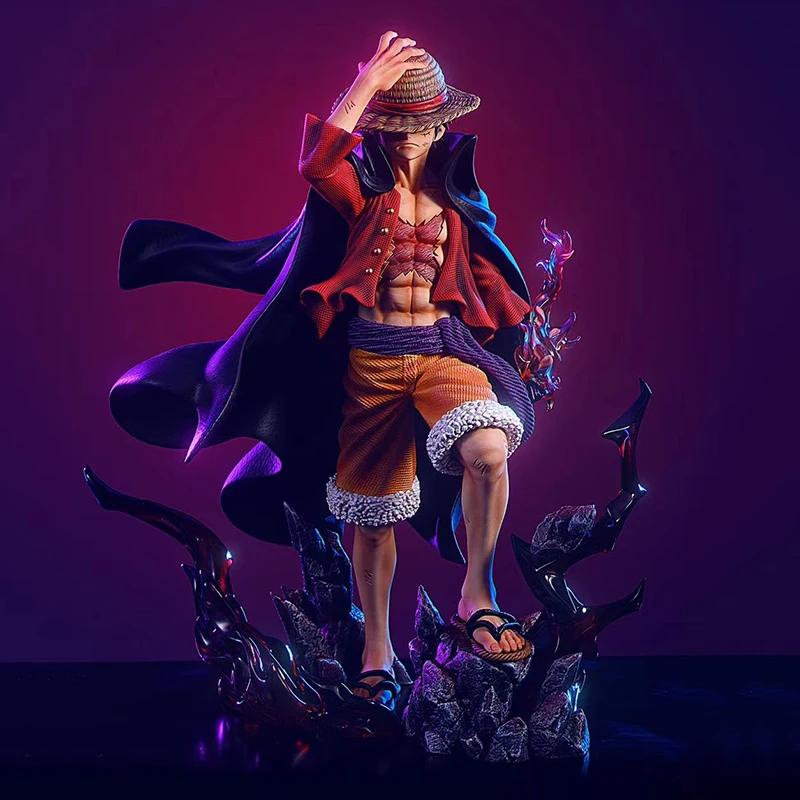New One Piece Anime Figure Luffy Four Emperors Monkey D. Luffy Action Figurine 25cm PVC Collectible Model Doll Toys