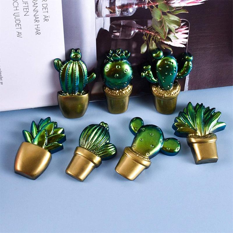 Kaktus Silikonowa Forma Kryształowa Z 7 różnymi Ślicznymi Kaktusami Wzór Biżuteria Narzędzie Do Tworzenia Biżuterii Dla Diy