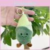 Plant Whimsical Shaped Plush Keychains In Broccoli Cabbage Corn And Bamboo Shoot For Ages All
