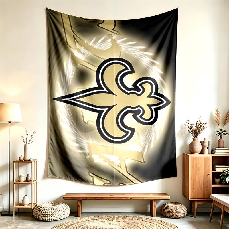 New Orleans Saints (14) Wandteppich Geeignet Für Die Dekoration Von Häusern Wohnheimen Und Schlafzimmern Weich Anzufassen Und Ein Perfektes Geschenk Für Freunde Und Familie