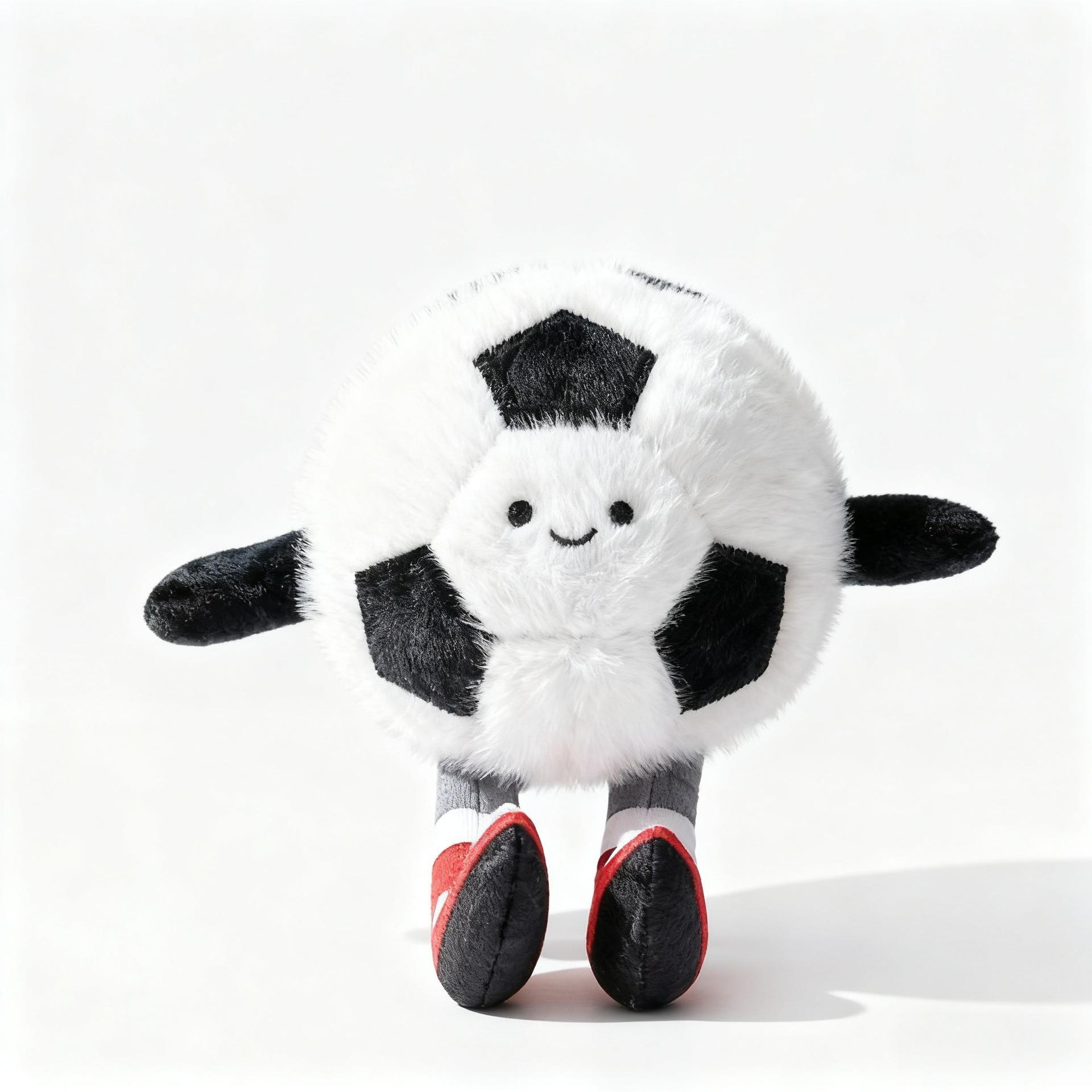 Super cute basketball tennis plush keychain pendant badminton football doll simulation doll toy pendant bag pendant