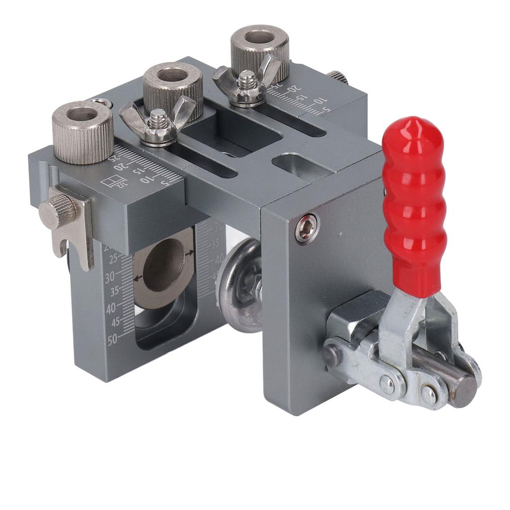 3 In 1 Woodworking Drilling Locator Quick Clamping Limiting Adjustable Puncher Tool Set