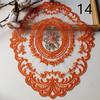Classic Style Lace Placemat Embroidered Table Surface Cloth Dining Room Decorative Table Furniture Mats Party Wedding Antique Coffee Coasters