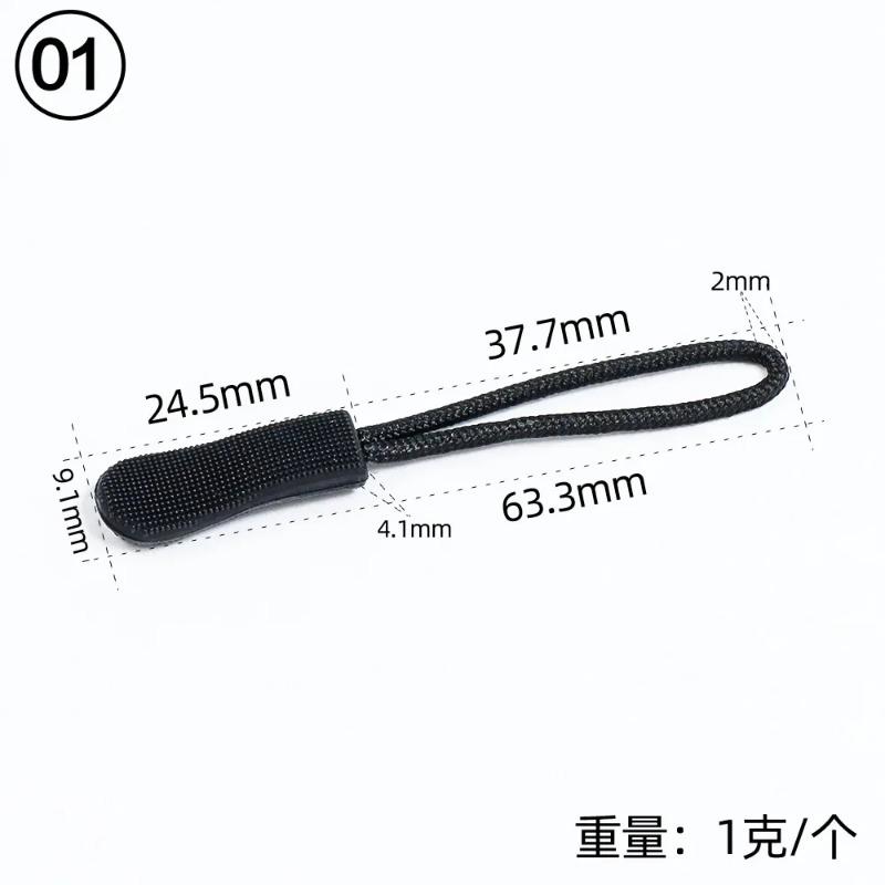 20Pcs TPU Environmentally Friendly Zipper Head Replacement Clip Broken Buckle Fixer Zip Cord Bag Suitcase Tent Zipper Head