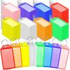 120 Pcs 8-Color Plastic Key Tags with Ring, Label Window & Labels – Ideal Key Identifiers for Luggage, Backpacks & Items