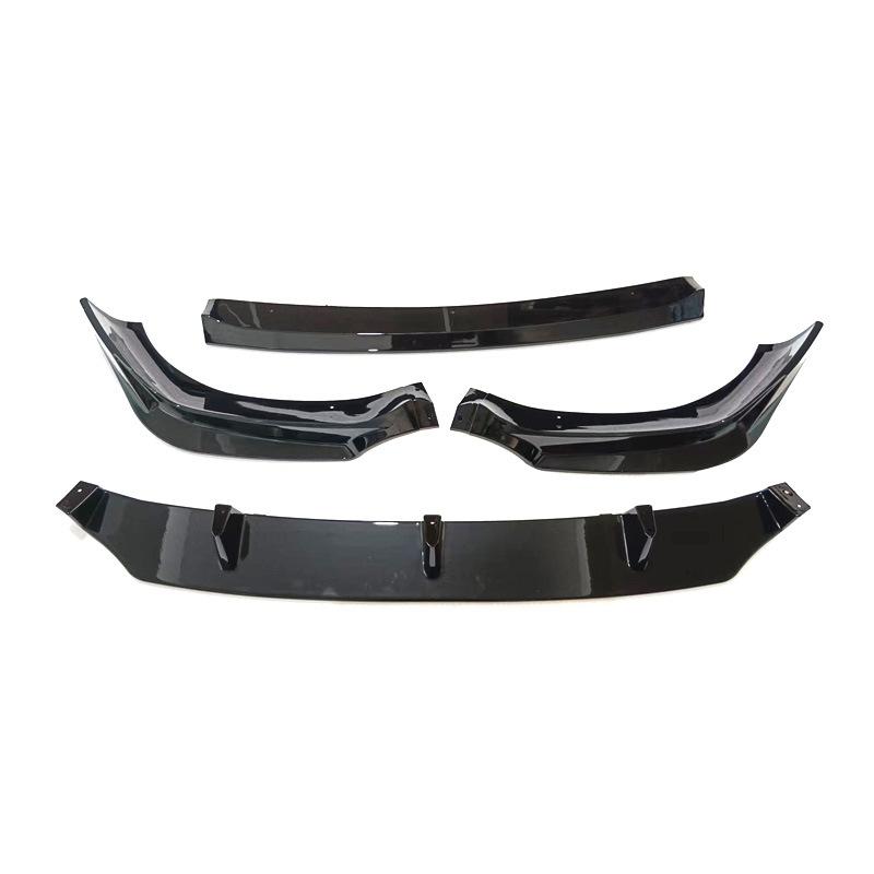 

For BMW X6 G06 M-Sport M50i M50d 30d 40i M-Sport 2019-2026 High Quality ABS Car Front Bumper Lip Spoiler Body Kit Glossy Black