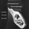 Universal Adjustable Self-Tightening Multi-Function Double-Ended Open-End Box-End Wrench
