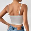 Casual ank Top V Neck Crop Tops Frauen Sommer Camis Einfarbig Leibchen Mode Rohr Weibliche Ärmellose Gestellte Weste Y2k