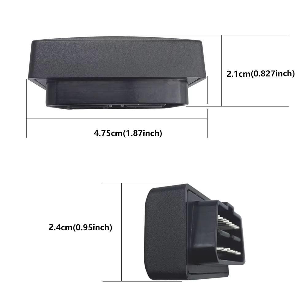 Car OBD GPS Tracker for IOS Find My App Anti Loss Device Real Time Location GPS Locator Plug in Version With Find My App Lifetime System