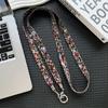Water Diamond Phone Lanyard With Pvc Wide Strap For Girls And Women
