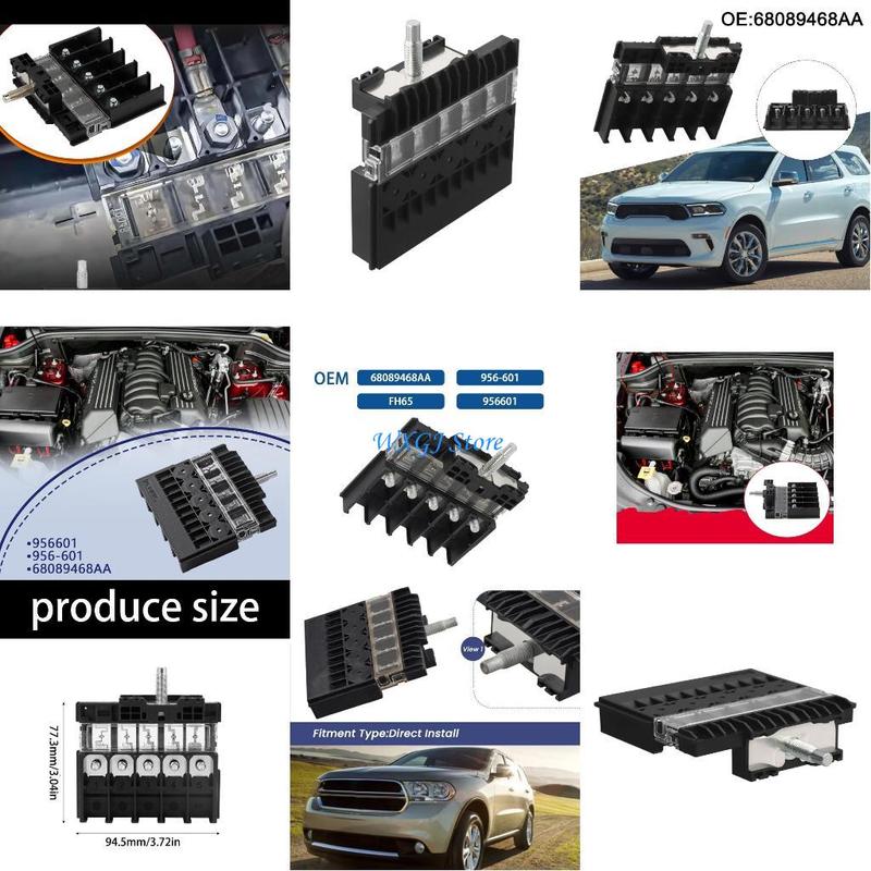 37JE Fuses Holder Replace 68089468AA Automotive Fuses Block Component for Select Model Electrical Accessories