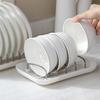 Mini Dish Drying Rack (White) for Dishwasher Sink Organization