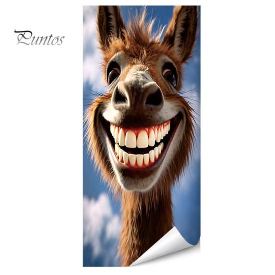 No Residue Bin Wraps Fun Animal Trash Can Stickers, Self?Adhesive Decals for Outdoor Funny Yard Decorations Garbage Can, Mailbox Storage Box