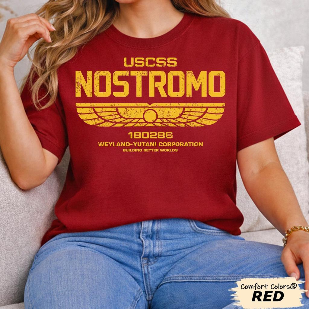 Camiseta USCSS Nostromo | Regalo Para Fans De La Película Alien Camiseta Con El Logo De Weyland-Yutani Corp