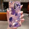 For Redmi 9 Case Redmi9 Clear Luxury Butterfly Flower Soft TPU Casing Cover For Xiaomi Redmi 9 Transparent Silicone Phone Case