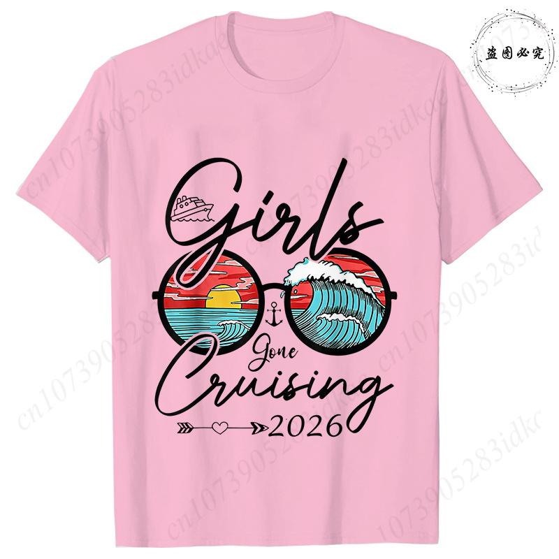 My First Cruise 2026 Tshirts for Women Sunglasses Beach Graphic  Short Sleeve Fashion Cruise Vacation Daily Wear Trendy Tees