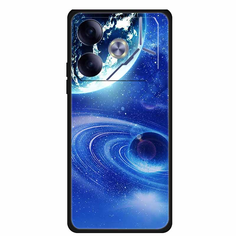 Phone Case For Tecno Pova 6 Back Cover Case Shockproof Black Silicone Soft Funda For Tecno Pova 6 Case Pova6 6.78" Capas Coque