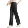 Her Enjoy Women's High-Waist Straight Wide-Leg Wool-Blend Pants