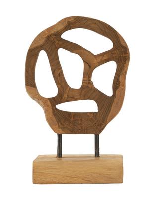 Lubang Skulptur Teak Cm 18X10X27
