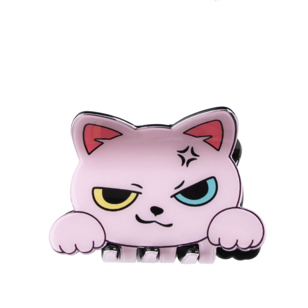 Creative Evil Face Cat Hair Claw Cartoon Acrylic Animals Shark Clip Funny Mid Size Cartoon Hair Clips Party