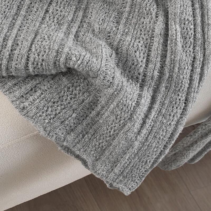 Sishe Women's Solid Round Neck Knit Top