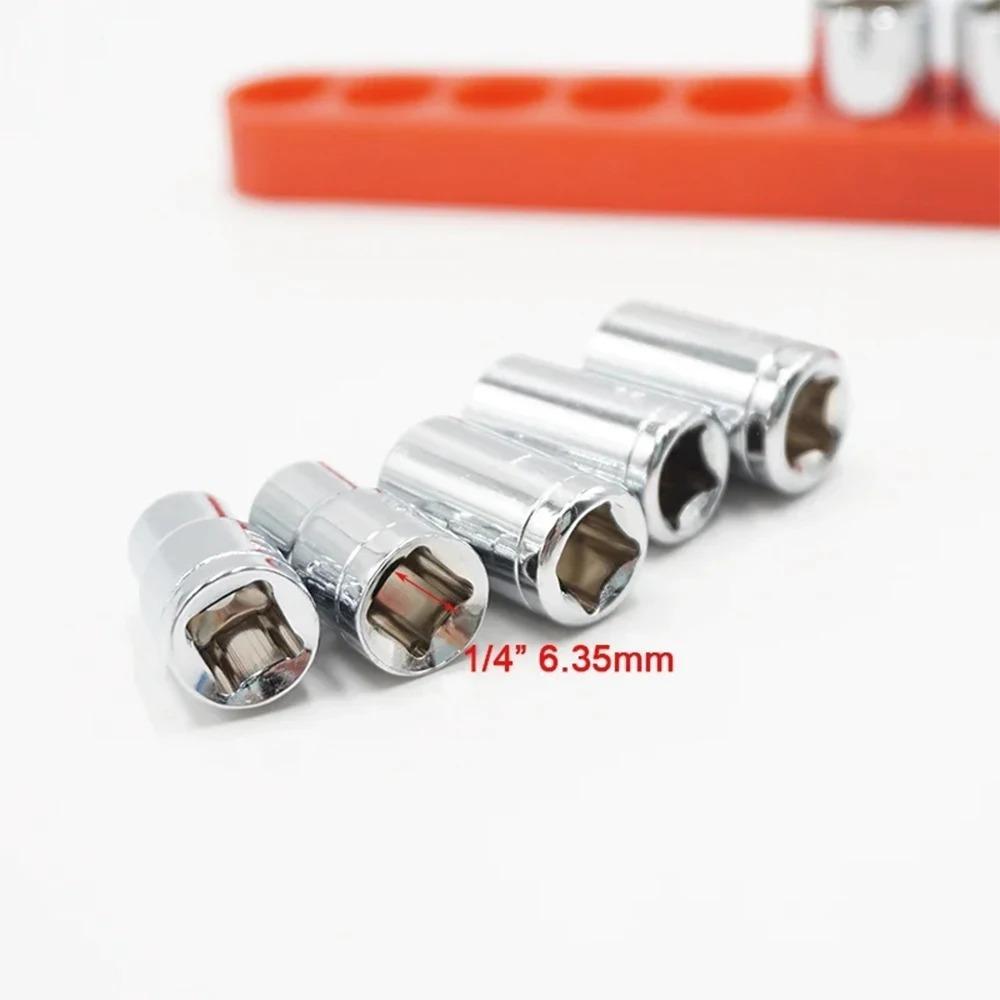 9Pcs 5-13mm Screwdriver Set Hexagon and Plum-shaped Heads Socket Set DIY Auto Repair Household Hand Tools